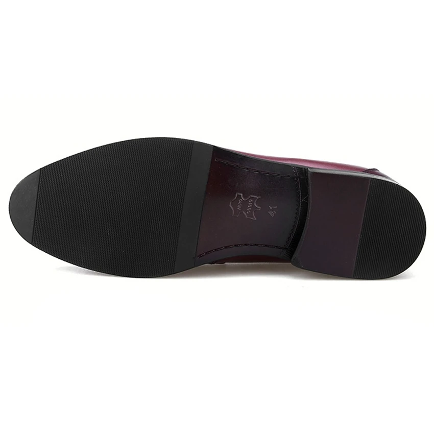 

Classic Genuine Cow Leather Formal Dress Men's Tassel Shoes Round Toe Slip on Handmade Comfortable Casual Office Loafers SK143