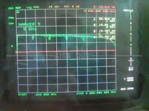 5-5500 МГц коэффициент усиления 20 дБ широкополосный усилитель RF приемник FM HF VHF / UHF |