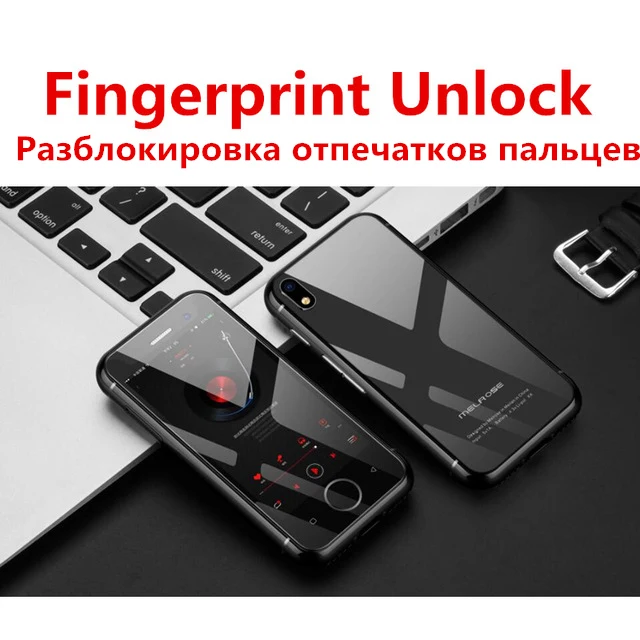 Black With Home Key 4G LTE самый маленький смартфон Melrose S9 Plus Android 7,0 MTK6737 1 ГБ 8 ГБ 2,45 дюйма ультра тонкий мини мобильный телефон - Цвет: Black With Home Key