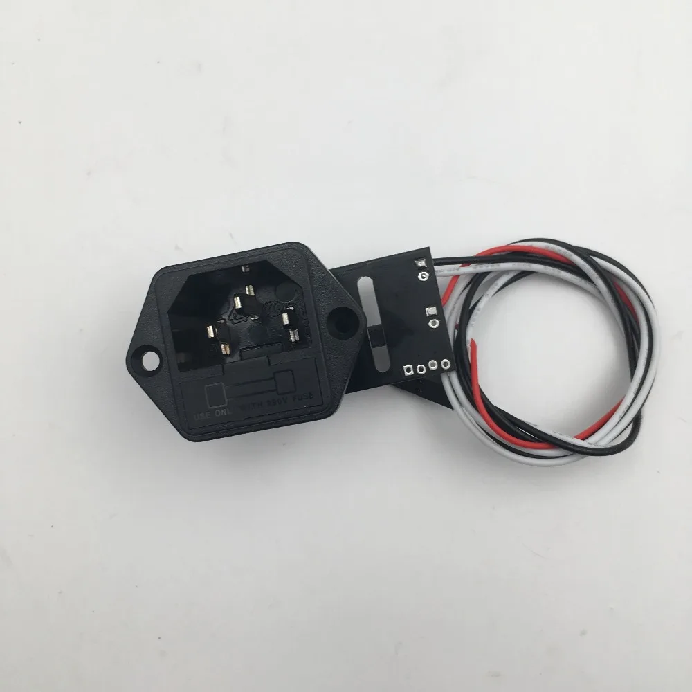 Prusa i3 MK3 power Panic V 0,4 Высокое напряжение с 10А 250 В предохранитель переключатель и т розетка