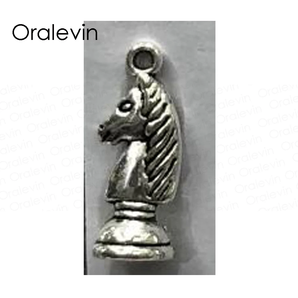 Chess Piece Charm Collection Antique Silver Tone Charms Pendants Jewelry DIY Making Handmade Crafts 30Pcs/Lot | Украшения и