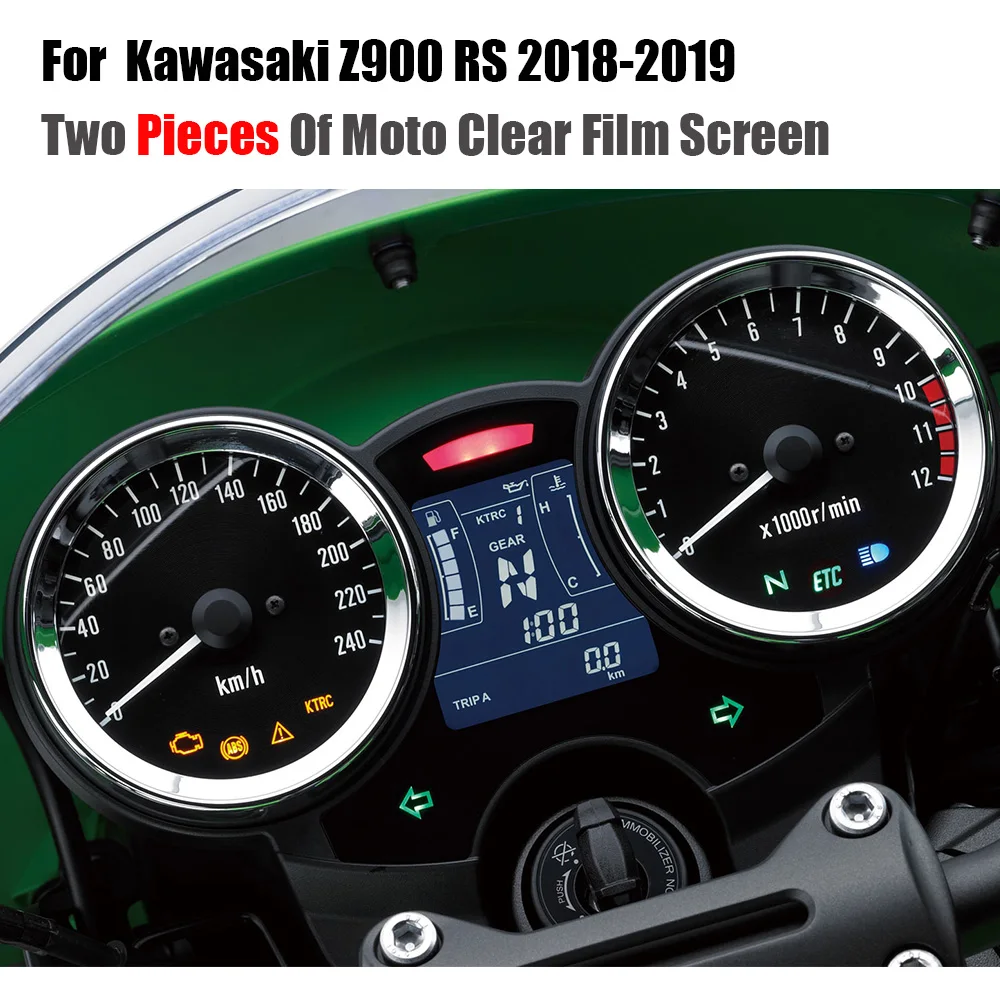 Кластерная Защитная пленка для экрана из ТПУ для Kawasaki Z900RS Z900 RS