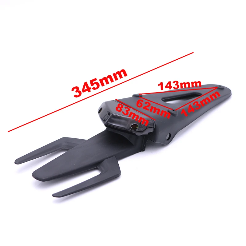 DC 12V Motorcycle 5W LED Tail Light Moto Scooter Retro Black Back Fender Rear Lights Motor Fenders Vintage Brake Stop led | Автомобили и