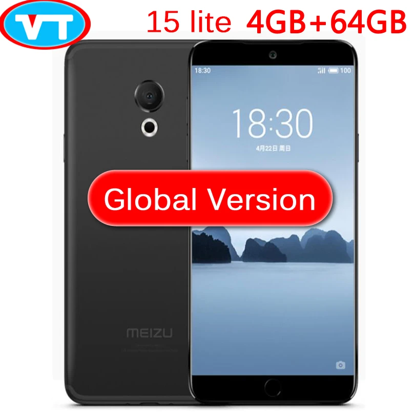Оригинальный Meizu 15 lite M15 4G LTE Snapdragon 626 Octa Core 5 46 &quot1920x1080 P экран отпечатков пальцев ID