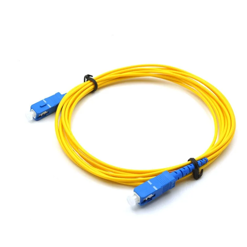 

3m SC UPC TO SC UPC Fiber Patch Cable Simplex 2.0mm PVC SM,Patch Cord, Optical Fiber Jumper SX SC Patchcord