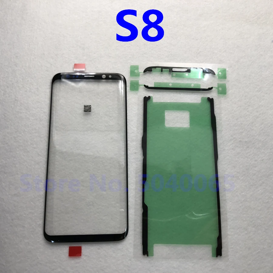 Для Samsung Galaxy S8 g950 G950F оригинальный телефон передняя внешняя стеклянная панель для