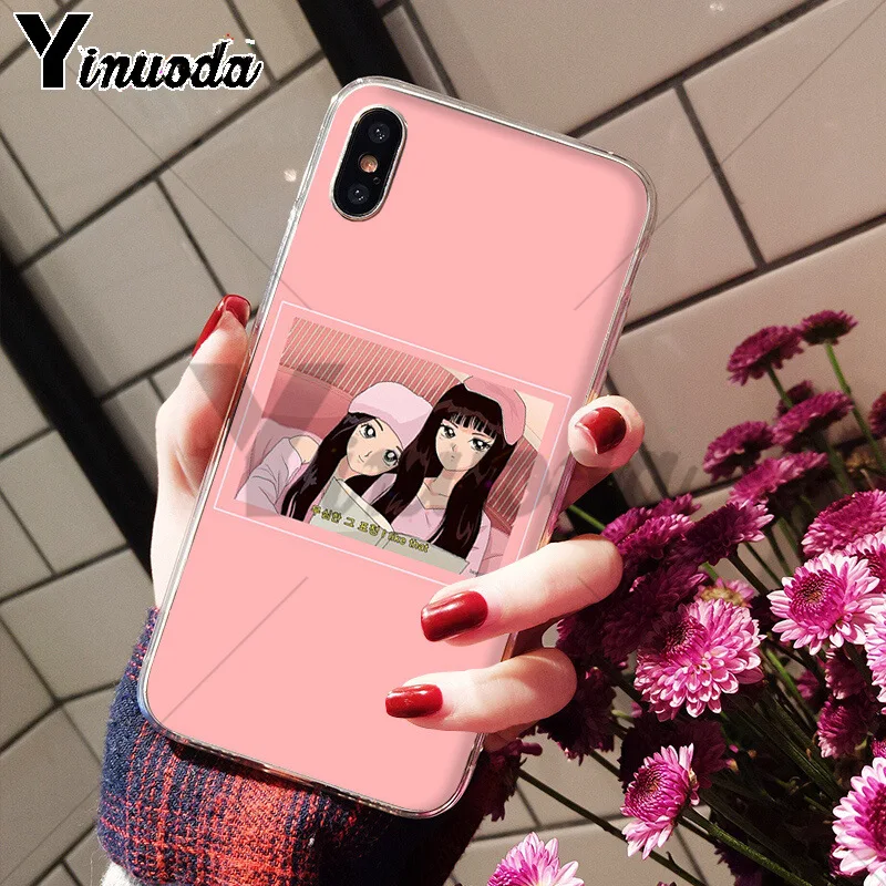 Мягкий чехол Yinuoda из тпу для iPhone 8 7 6 6S Plus X XS max 10 5|Бамперы| |