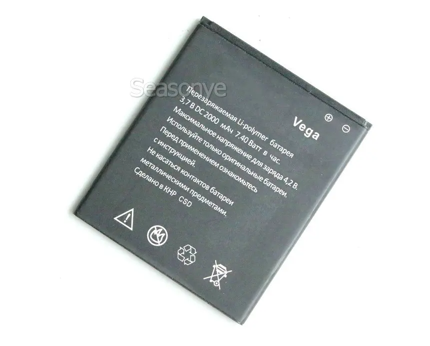 Seasonye 2000mAh/wh 3.7VDC сменный литий ионный аккумулятор для Explay Vega аккумуляторы батарея +