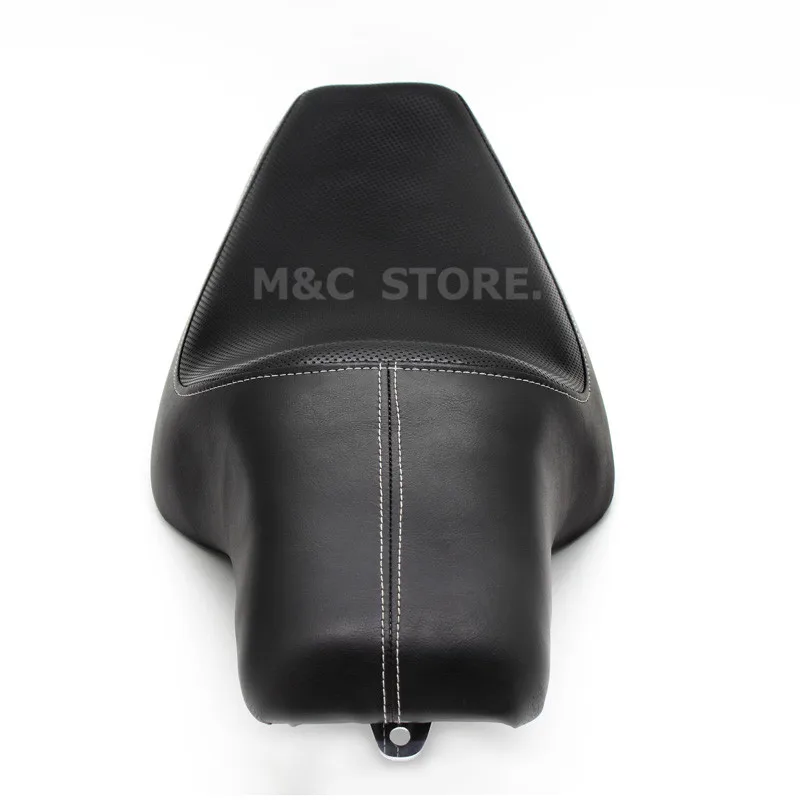 

1 Picec Motorcycle Black Driver Rear Passenger Seat Two Up Seat For Harley Sportster XL883 XL1200 Iron 48 72 , Custom 2010-2016