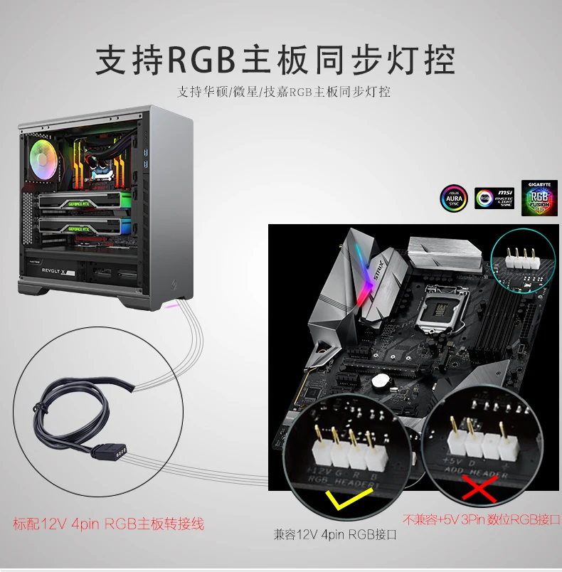 PHANTEKS MG(metallicgear) NEO 510 ATX чехол для компьютера(светильник RGB поддерживает водяное охлаждение 280