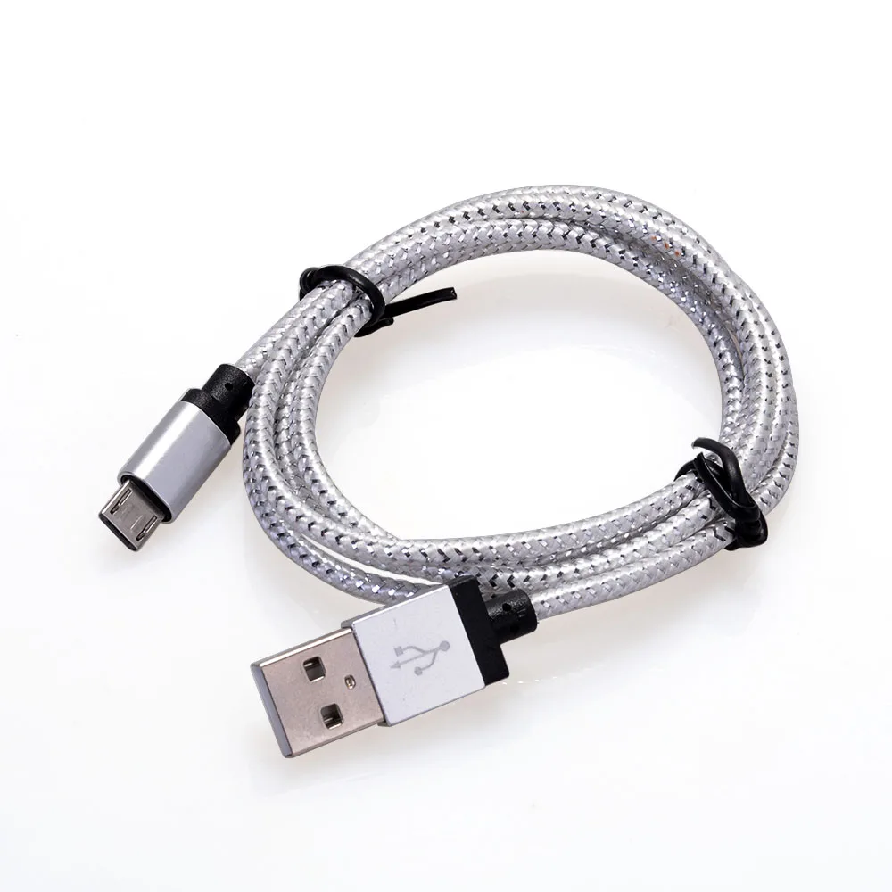 OLAF Dual USB зарядное устройство для мобильного телефона зарядное устройство s адаптер для путешествий настенное зарядное устройство для samsung Xiaomi Tablet Micro USB кабель зарядное устройство Шнур - Тип штекера: Only Silver Cable