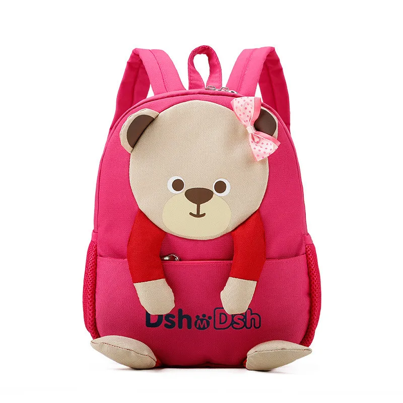 Детские школьные ранцы водонепроницаемые Рюкзаки с мультяшным медведем для