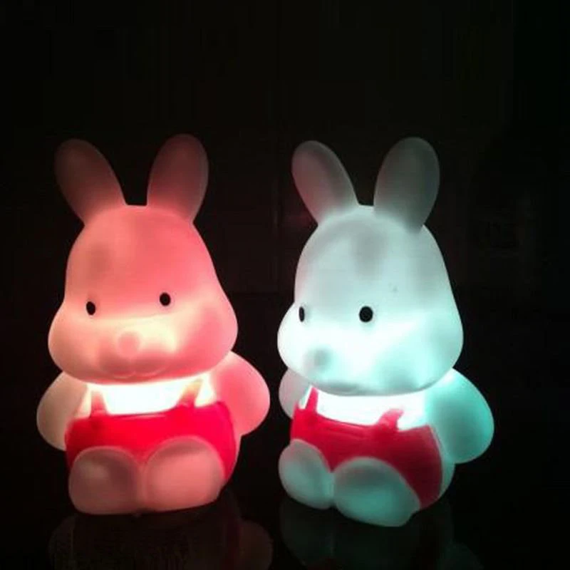 Светодиодный ночник с кроликом для детей детская прикроватная лампа
