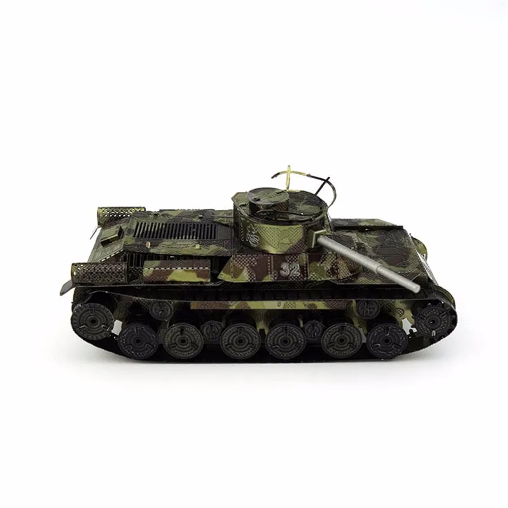 D-Mcark 3D Metal Models Puzzle Army Tank Model Kits Works Laser Cut World War 2 Jigsaw Puzzles | Игрушки и хобби