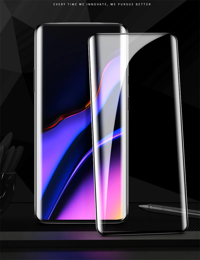 OnePlus 7 Pro 5D изогнутое закаленное стекло 4D полная клеевая Защитная пленка для экрана для One Plus 7 1+ 7 1+ 6T 1+ 5T 1+ 5 A5000 Стекло для телефона