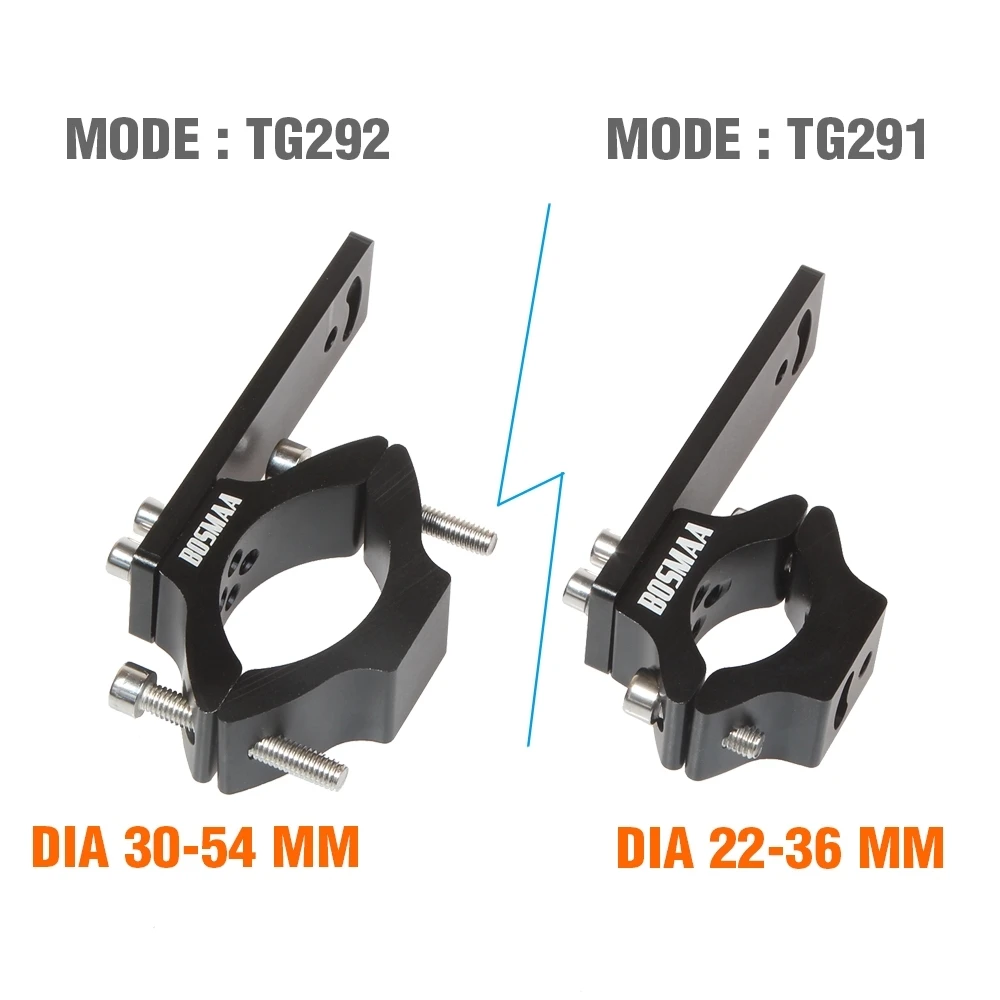BOSMAA TG29 мотоциклетный светодиодный кронштейн для фары для Кафе racer Chopper мотоцикла охотничий держатель для лампы 22-54 мм