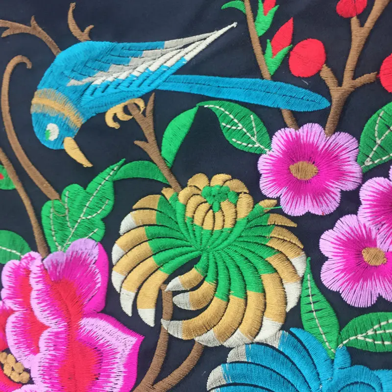 Винтажные квадратные патчи для вышивки этнические Мяо-Патчи шитья одежды