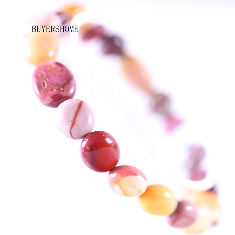 Egg Yolk stone Натуральный камень мульти цветной флюорит гранат красный циозит Lapis кристалл браслет цепочка неправильной формы бусины для женщин 7," 1 шт - Окраска металла: Egg Yolk stone