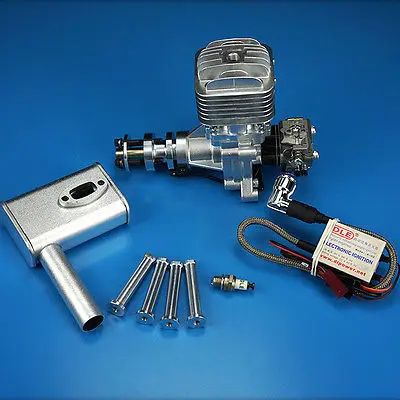 

DLE30 Gasoline Engine W/Electronic Igniton & Muffler For 30CC Fix Wing Model Aircraft Model Plane Updated