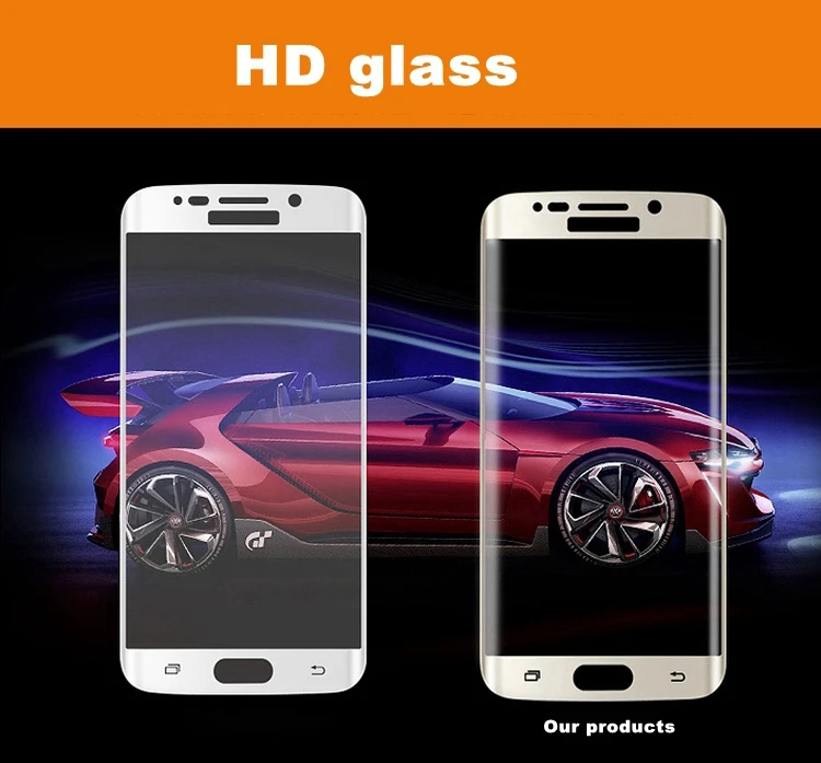 Для samsung S6 S7 Edge 3D красочное полное покрытие из закаленного стекла Защитная пленка для экрана для samsung Galaxy S6 Edge G925 S7 Edge