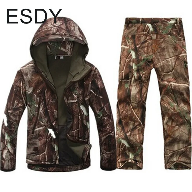 Зимняя ветрозащитная термальная Водонепроницаемая мягкая куртка + брюки мужские