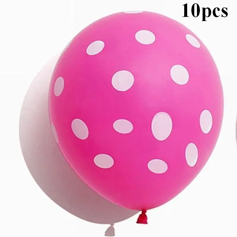 10pcs rose Минни Микки Маус голова фольги вертикальные шары гелий мультфильм Микки шары День рождения украшения детский душ - Цвет: 10pcs rose