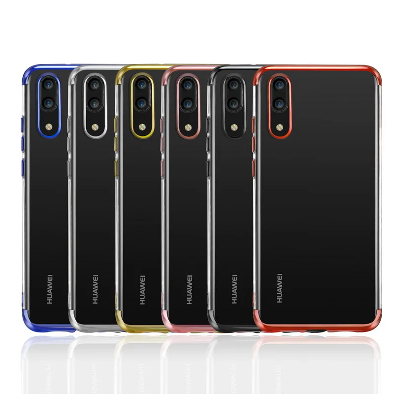 Роскошный мягкий чехол TPU для huawei Honor 7C Pro Mate9 9 Lite P Smart P20 прозрачный покрытие