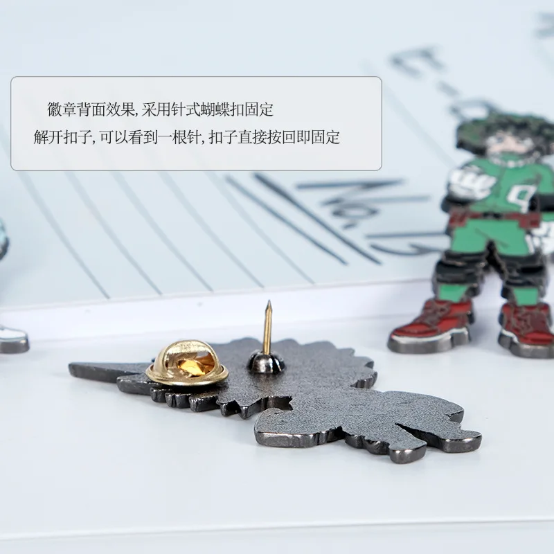 Мой герой Academy булавка значок брошь izku Midoriya Bakugo Tokoyami Fumikage фигура Косплей костюмы Аксессуары Реквизит подарки