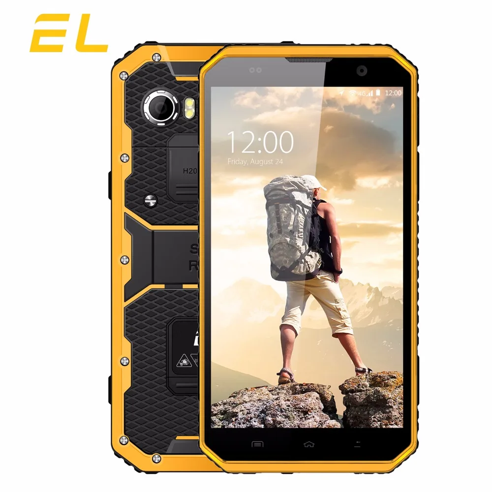 EL W9 IP68 4G мобильный телефон Android 6 0 дюймов FHD MTK6753 Octa Core 2 ГБ + 16 телефоны Dual Sim