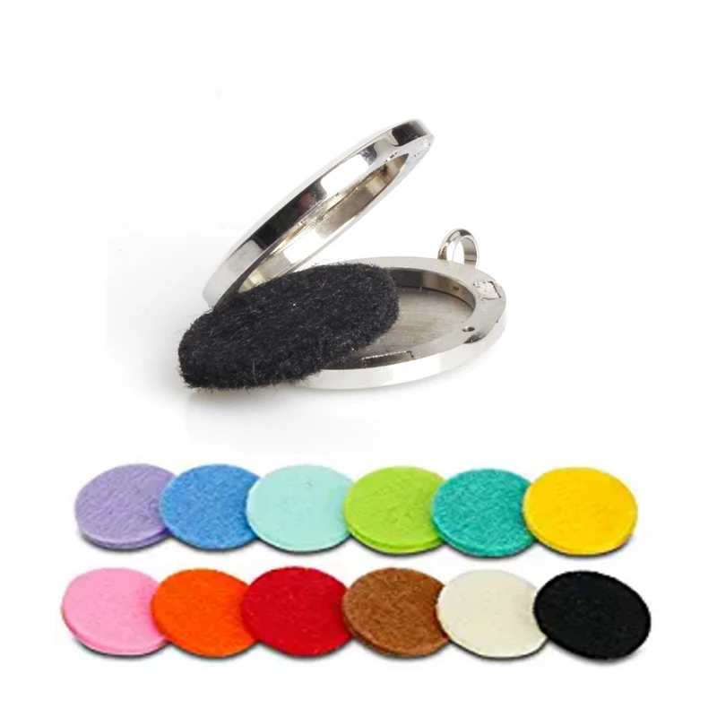 Angle Pattern Essential Oil Aromatherapy Diffuser Locket Stainless Steel Hollow Magnetic Perfume Necklace | Украшения и