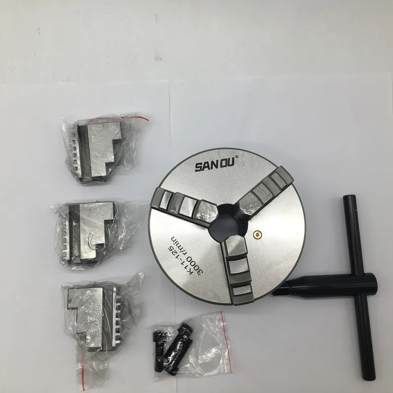 SANOU K11 125 3 челюсти мм 5 &quotдюймовый само центрирующий патрон токарного станка