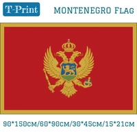 montenegro national flag 90150cm6090cm1521cm 3ft5ft flag national day