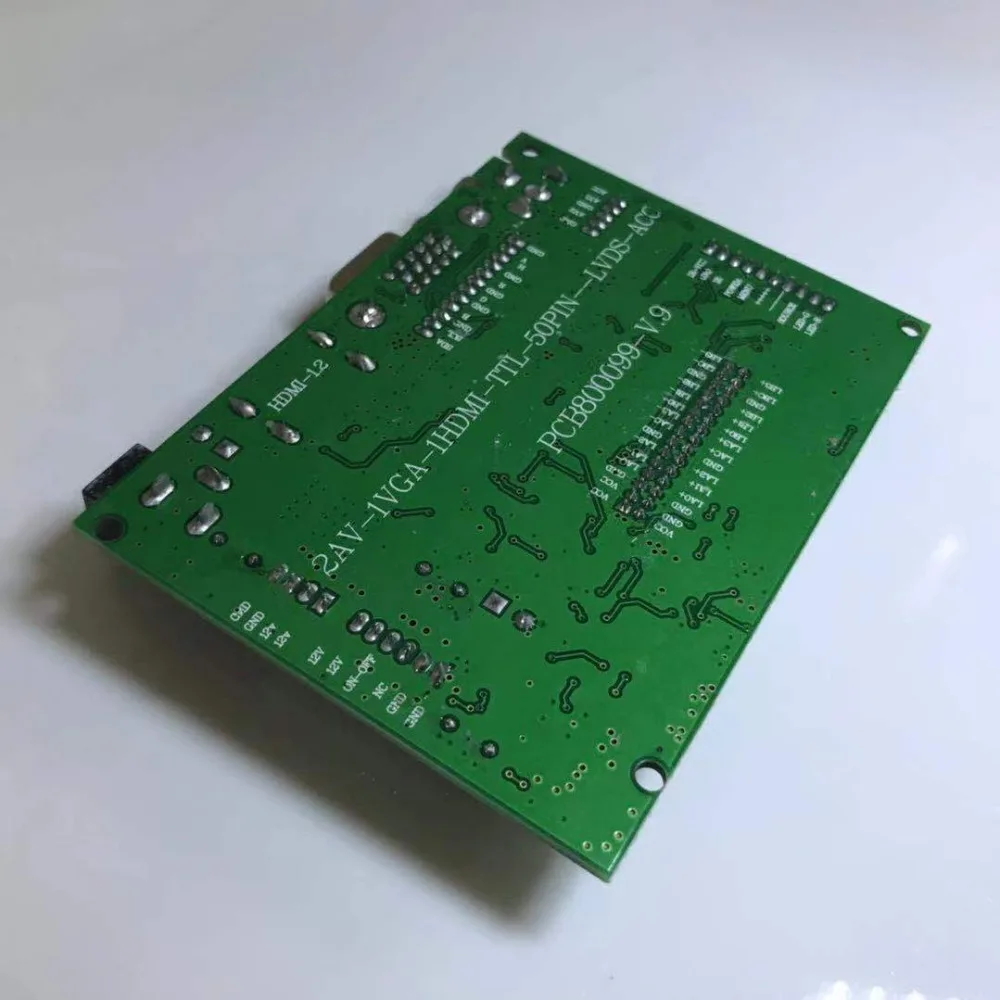 ЖК дисплей Дисплей TTL LVDS плата контроллера HDMI VGA 2AV 50 булавки для AT070TN90 Поддержка