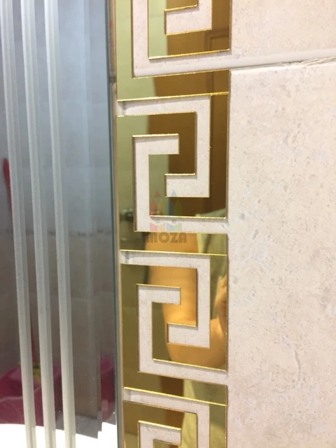 Moza DIY10pcs / 3d зеркало наклейки акриловые росписи украшения дома espelhos decorativos 10 x 110 см |