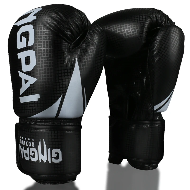 

GINGPAI Hot Sale Adult Women Men Boxing Gloves Kids Gloves Durable PU Leather MMA Muay Thai Sanda Gloves 6 8 10 12 oz