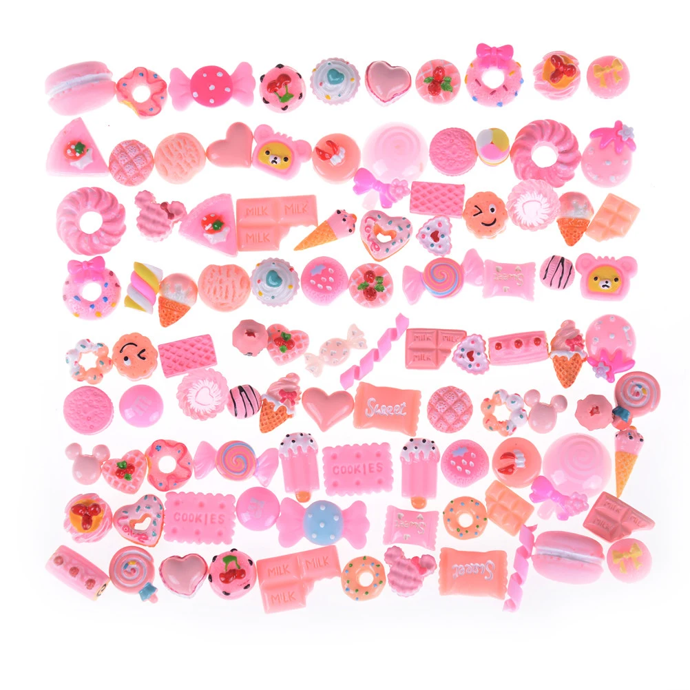 10 шт. конфеты сладкая еда мини игра пирожное печенье пончики Куклы Аксессуары