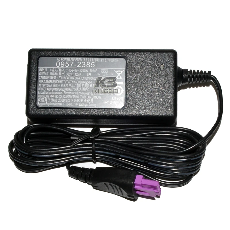 Оригинальный 0957-2385 22 в 455mA адаптер для принтера зарядное устройство HP 0957-2403 Deskjet 1010