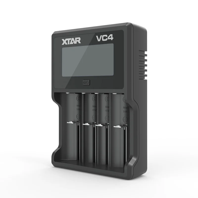 Зарядное устройство XTAR VC4 VC2 с адаптером ЖК-дисплей Ni-MH/Ni-CD Li-Ion USB зарядное для AA AAA