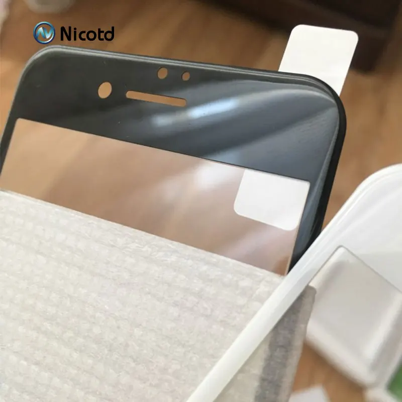 3D изогнутое закаленное стекло с мягким краем для iPhone 7 Plus защитное покрытие из