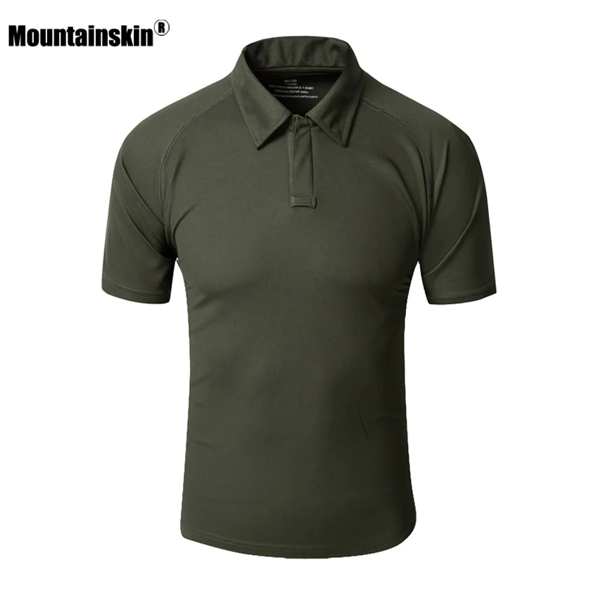 Мужская быстросохнущая футболка Mountainskin летняя спортивная с защитой от