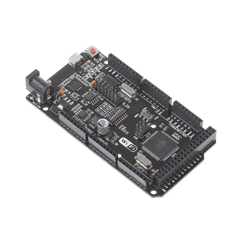 Mega2560 + WiFi R3 ATmega2560 ESP8266 32 Мб USB TTL памяти совместим с Mega NodeMCU для WeMos ESP8266|Интегральные