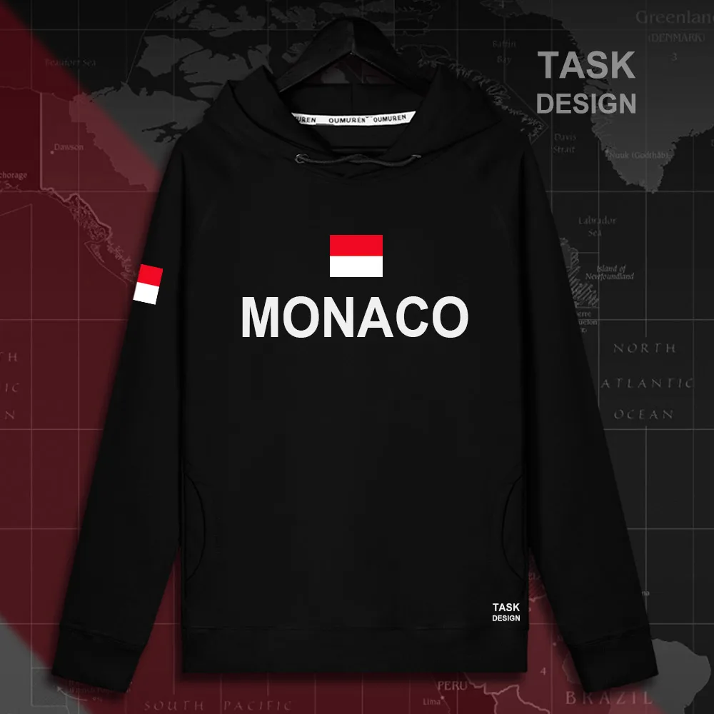 Мужская толстовка с капюшоном княжества Monaco MCO MC пуловер уличная одежда