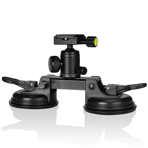 Double Suction Cup Двойная Вакуумная присоска сверхмощная камера держатель крепление для Canon Nikon sony DSLR видеокамера лобовое стекло автомобиля на крыше съемки - Цвет: Double Suction Cup