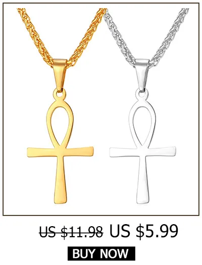 Starlord Ankh/Crux Ansata ключ жизни крест ожерелье из нержавеющей стали/золотой цвет собака бирка Ankh подвеска в египетском стиле GP2435