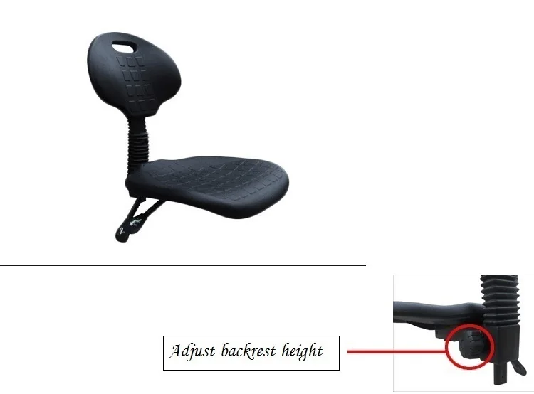 Ногтей ног мастерской вращения Лифт стул PU сиденье лаборатории тестирования