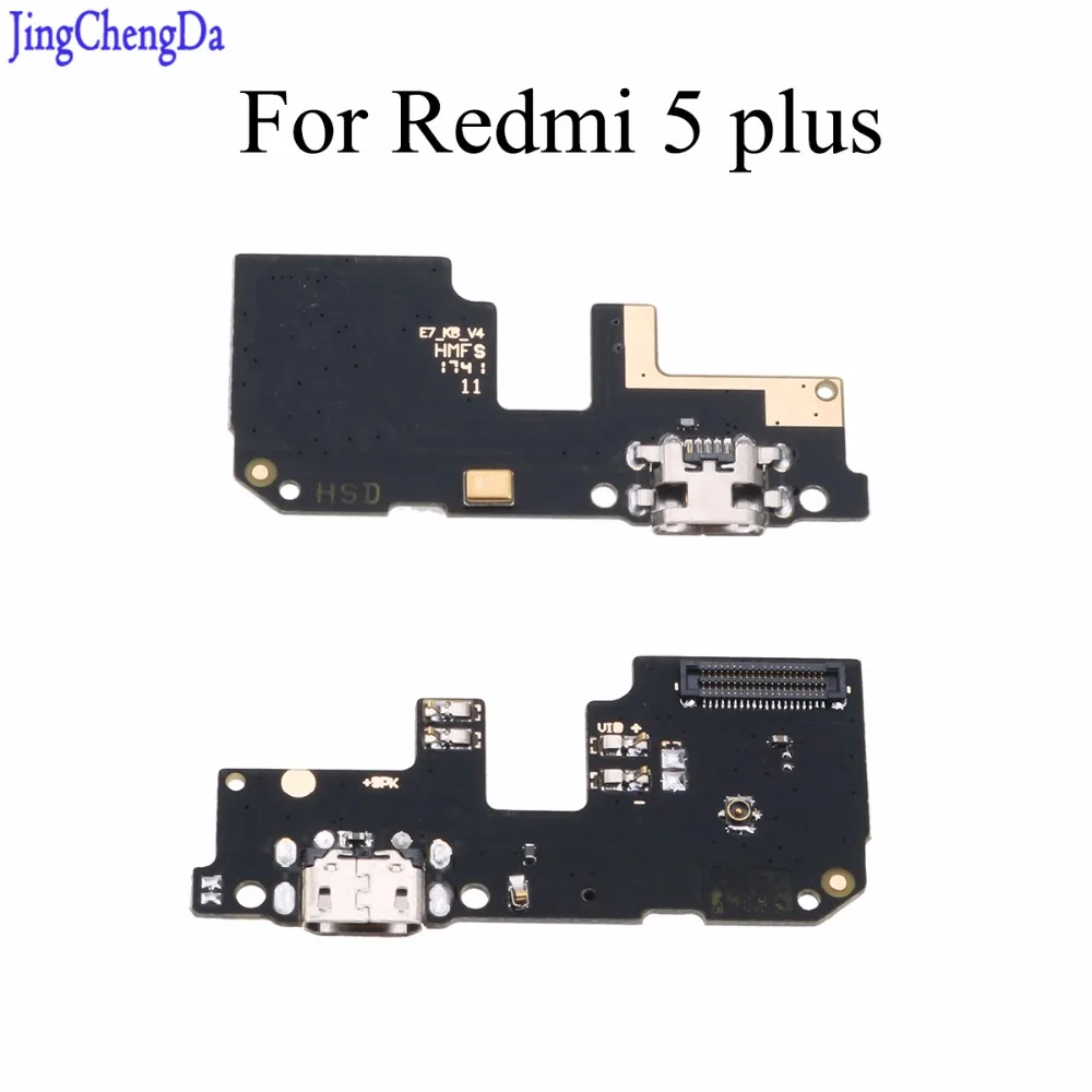 JCD для Redmi 5 Plus плюс P Prime микрофонный модуль + USB плата с зарядным портом шлейф