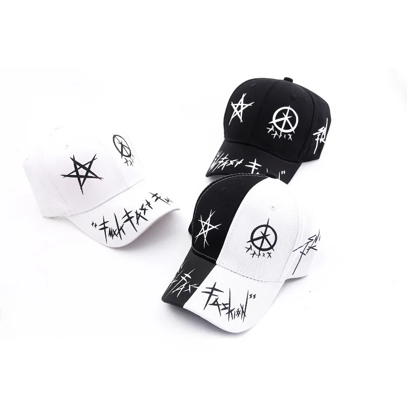 Kyncilor Спортивная шляпа Корейский Chao Рен хип хоп солнцезащитный козырек черный