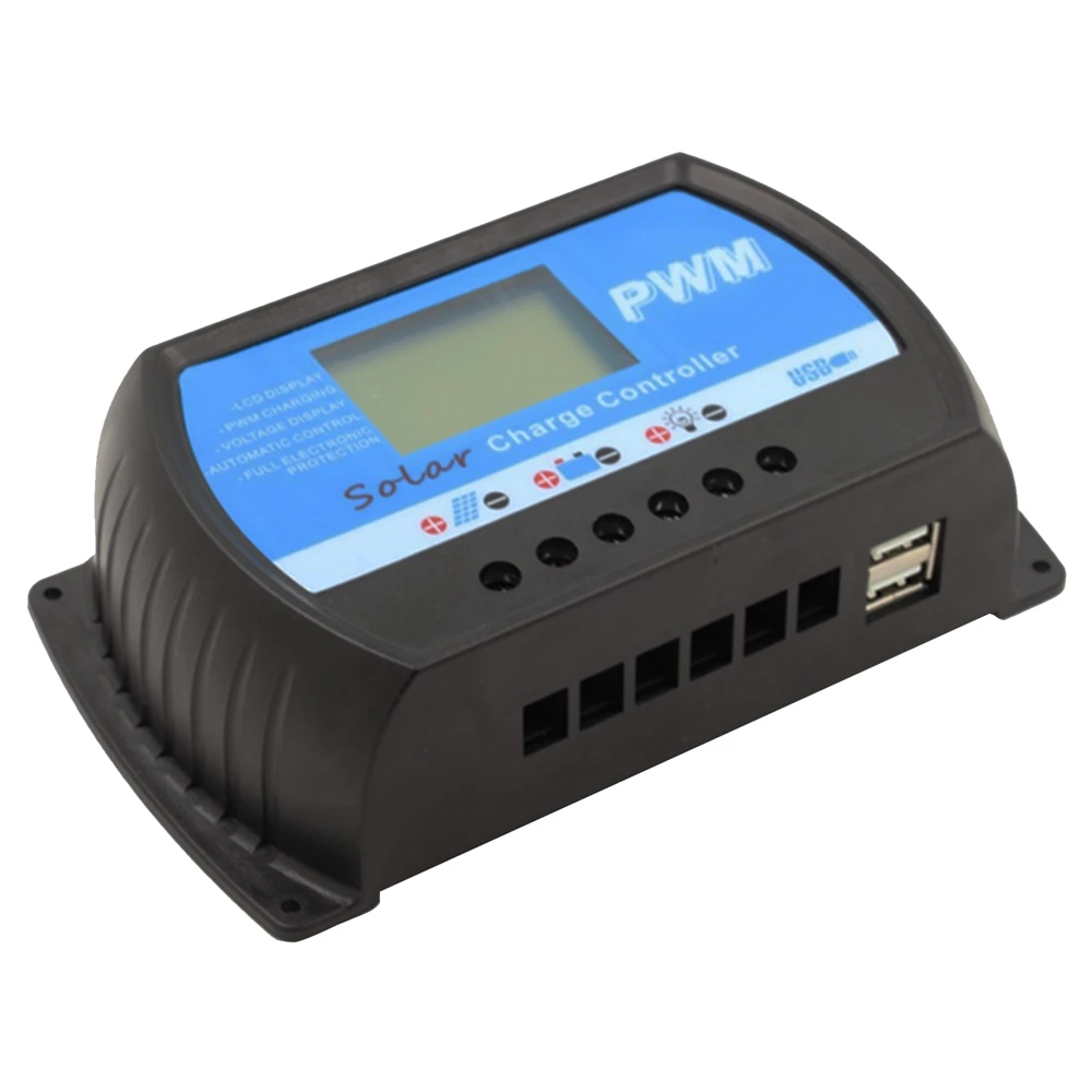 30A 20A 10A солнечные контроллеры заряда ЖК-ШИМ с DC 5 В USB 12 в 24 в автоматический переключатель солнечной панели регулятор напряжения RTD серии Y-SOLAR