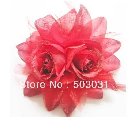 Бесплатная доставка 20 штук оптовые цветы невесты голова перо корсаж с pin и петель