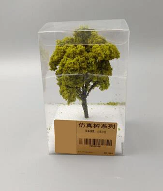 Autumn green Миниатюрные деревья песок стол Пейзаж Дерево Модель растительности моделирование модели сценариев строительные блоки DIY садовые материалы игрушечных моделей - Цвет: Autumn green